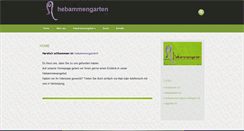 Desktop Screenshot of hebammengarten.ch