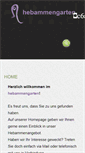 Mobile Screenshot of hebammengarten.ch